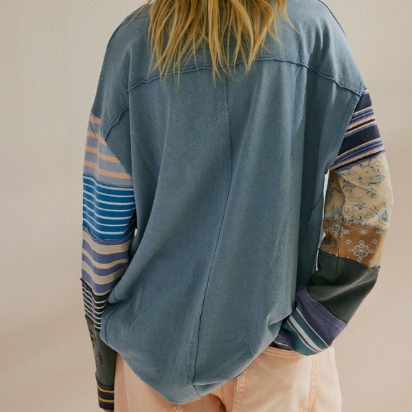 FREE PEOPLE➕WE THE FREE NWT Mackenzie Tee - Picture 3 of 9